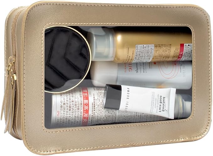 Clear Makeup Bag Small, TSA Approved Portable Toiletry Bag - Image 6