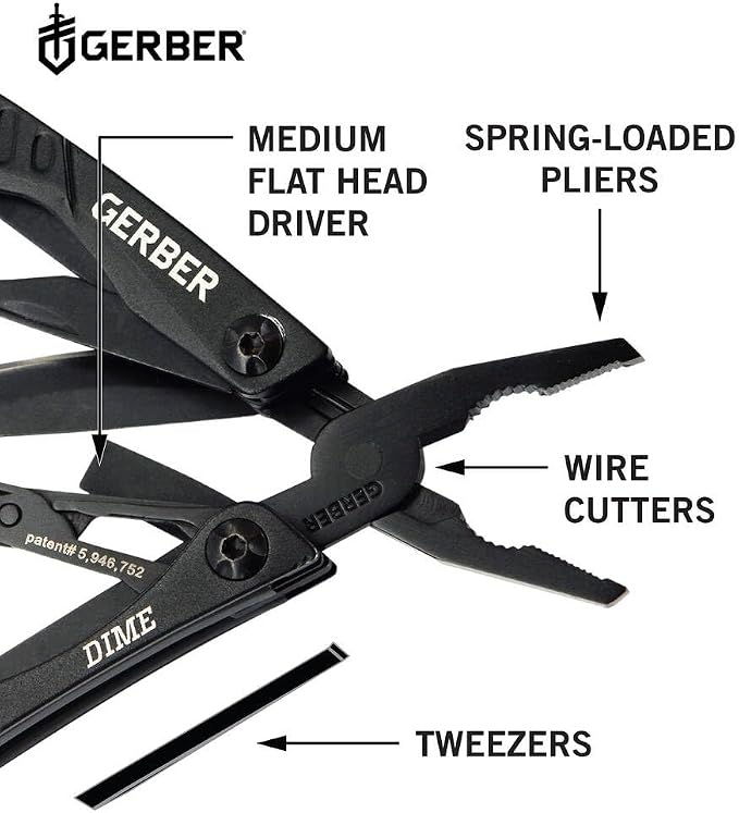 Gerber Gear Dime 12-in-1 Mini EDC Multitool - Image 4