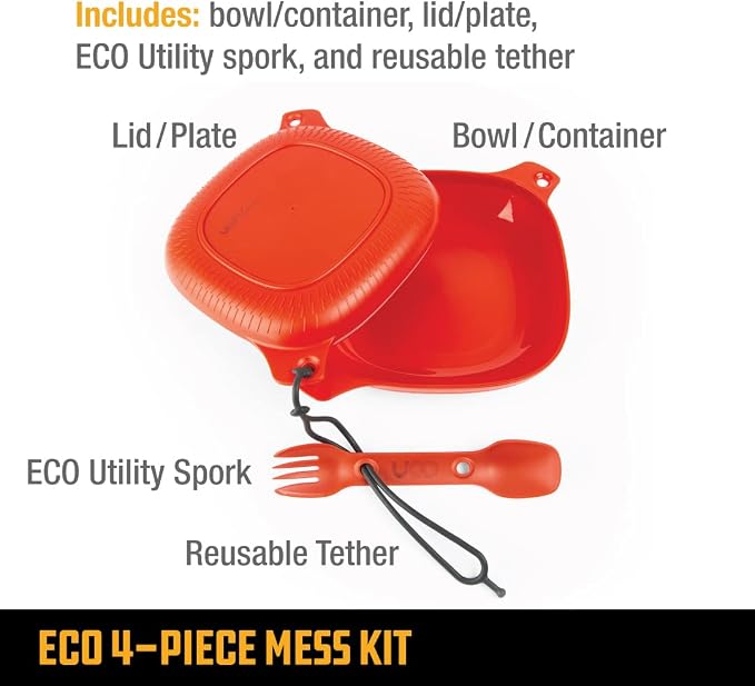 UCO Recycled ECO 5-Piece Camping Mess Kit - Image 6
