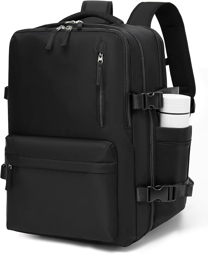 Expandable Travel Backpack Women Men, Carry On Backpack by Unknown