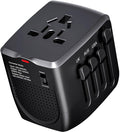 International Travel Adapter Voltage Converter Steps Down 220V to 110V by LINGPEI