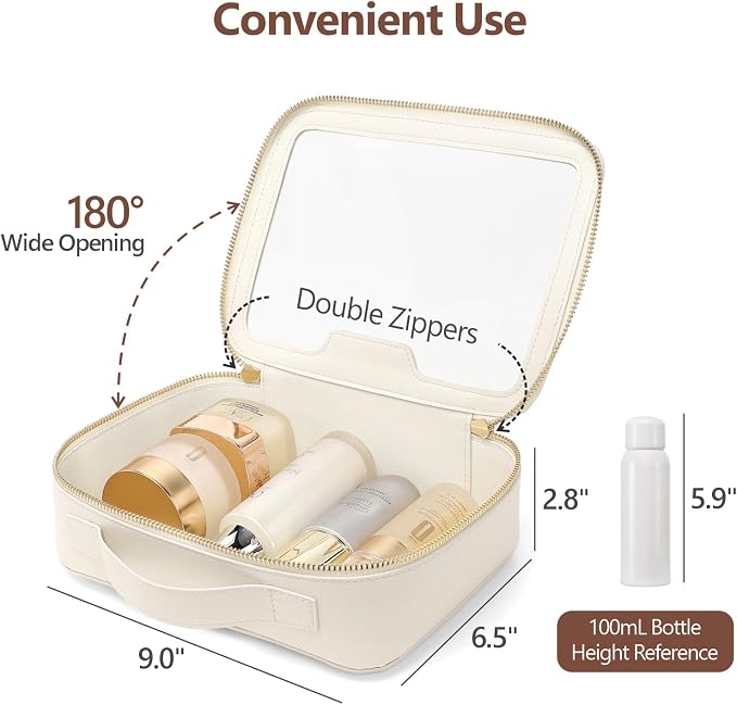 PACKISM Large Clear Makeup Bag - Image 5