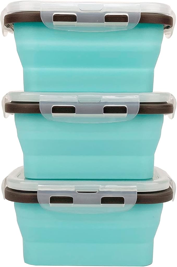CCyanzi 3piece Collapsible Food Storage Containers - Image 2