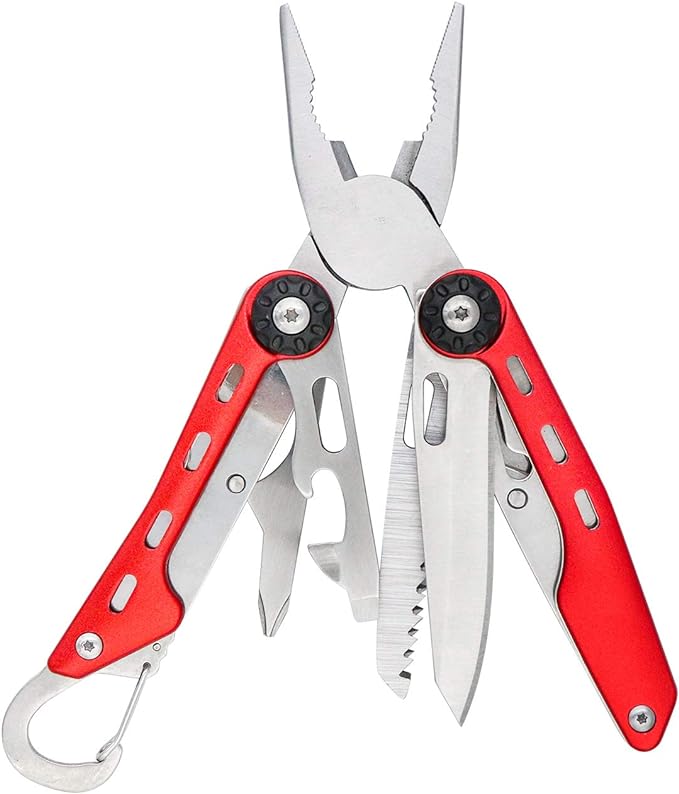 Amazon Basics 10-in-1 Stainless Steel Multitool Safety Lock by AmazonBasics