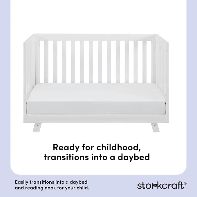 Storkcraft Beckett Convertible Crib – Converts from Baby Crib to Toddler Bed - Image 6