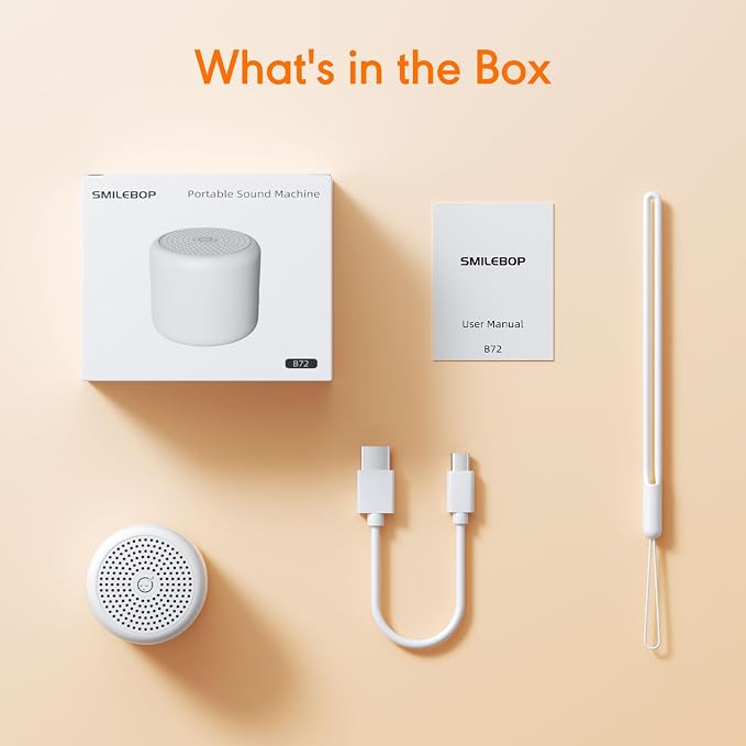 Portable Sound Machine for Baby Adults, Travel Sound Machine, Mini White Noise - Image 7
