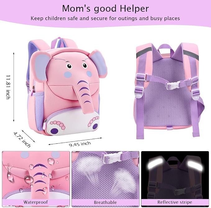 Padgene Toddler Harness Backpacks Safety Leash Kids Anti Lost Kindergarten - Image 4