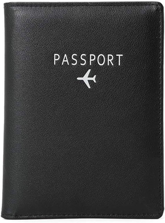BAKUN Travel Wallet & Family Leather Passport Holder Cover RFID Blocking Travel by BAKUN
