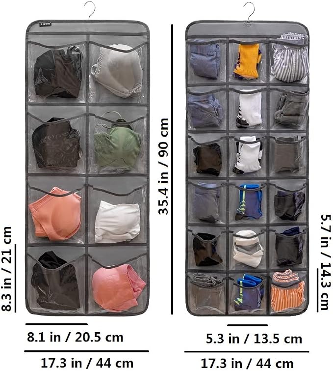 Dual-Sided Hanging Closet Organizer - Image 9