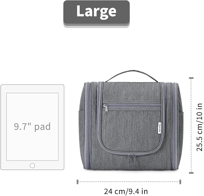 Narwey Hanging Toiletry Bag for Women Travel Makeup Bag Organizer Toiletries - Image 7