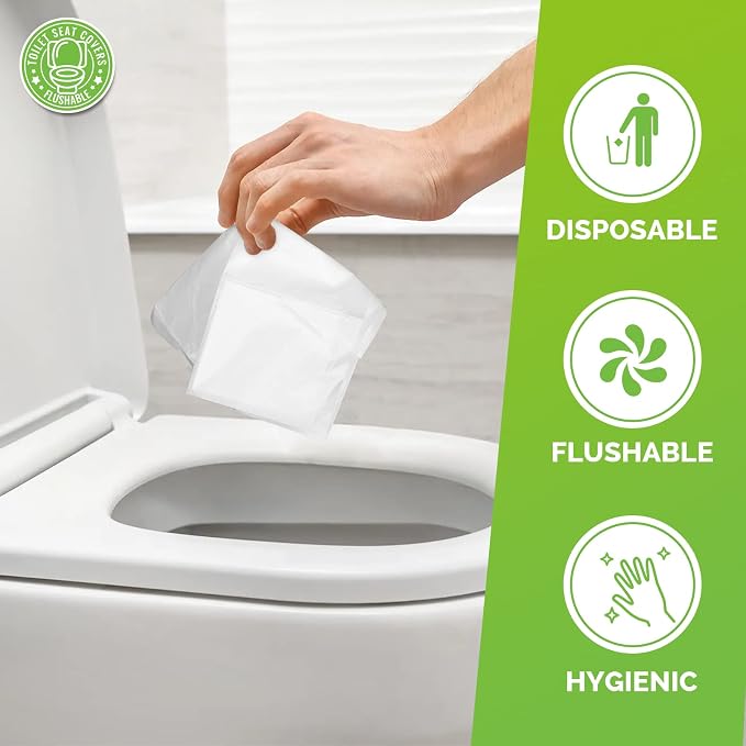 YGDZ Toilet Seat Covers Disposable, Travel Essential Accessories - Image 3