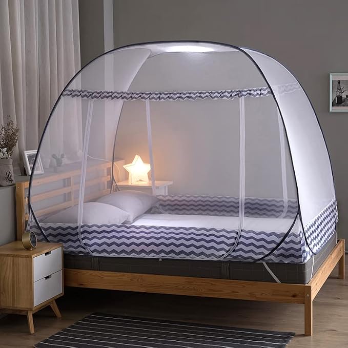Jsanh Folding Mosquito Net Tent Canopy Curtains - Image 9