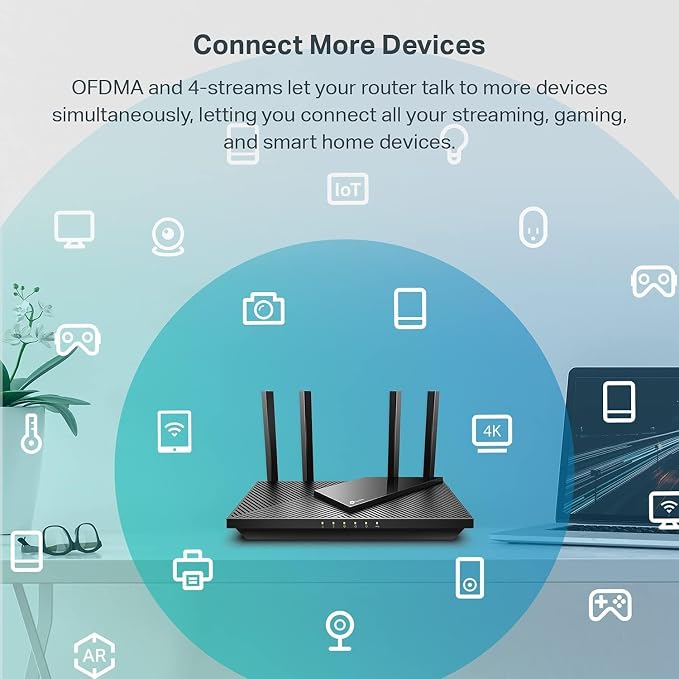 TP-Link Dual-Band AX3000 Wi-Fi 6 Router Archer AX55 | Wireless Gigabit Internet - Image 5