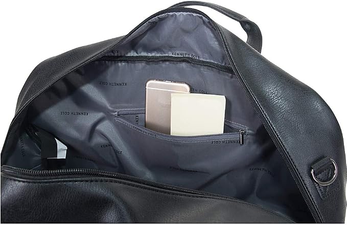 Kenneth Cole REACTION Port Stanley Duffel Pebbled Vegan Leather Carry on - Image 3