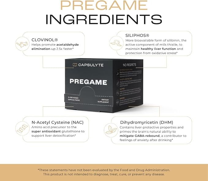 Pregame | Prevent Feeling Awful After Drinking | Alcohol Aid and Liver Health | - Image 3