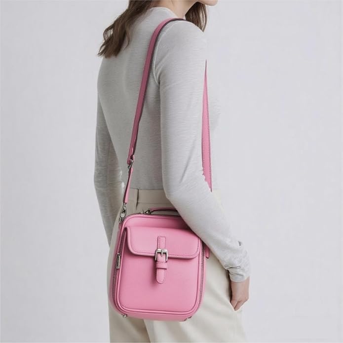 1060 Leather Crossbody Bags for Women Anti-Theft Vegan Purse - Image 2