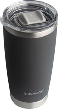 Gray The Only Soft Touch 20oz Stainless Steel Insulated Tumbler by Patent-pendingstraw1secondoff1secondon3-secondclean