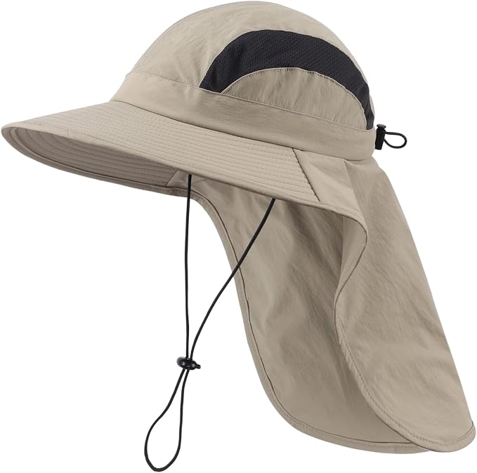 Home Prefer UPF 50+ Sun Hats for Men Women Wide Brim Fishing Hat by HomePreferHatsCaps