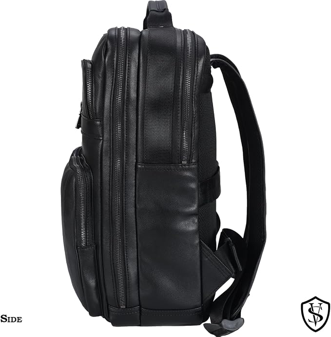 STAR VISTA Angelo 17.3" Premium Calfskin Leather Laptop Backpack - Image 3