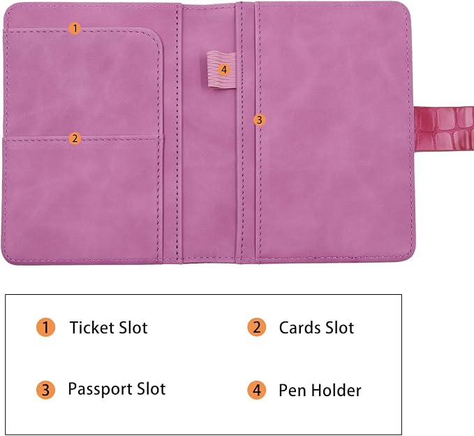 Melsbrinna Premium Leather Passport Holder Covers Case, Waterproof Rfid - Image 4