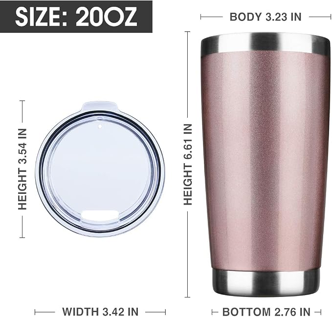 20oz Tumbler Bulk Stainless Steel Vacuum Insulated Tumblers - Image 2