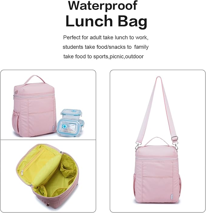 NOL Natural Organic Lifestyle Insulated Lunch Bags - Image 5