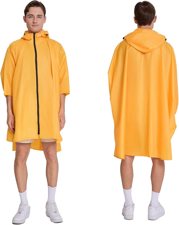 Cloak raincoat Unisex poncho Adult hooded men and women - Image 2