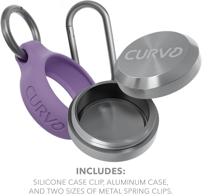 CURVD Premium Carrying Case – Durable Travel Keychain Container, Medicine Pill - Image 2