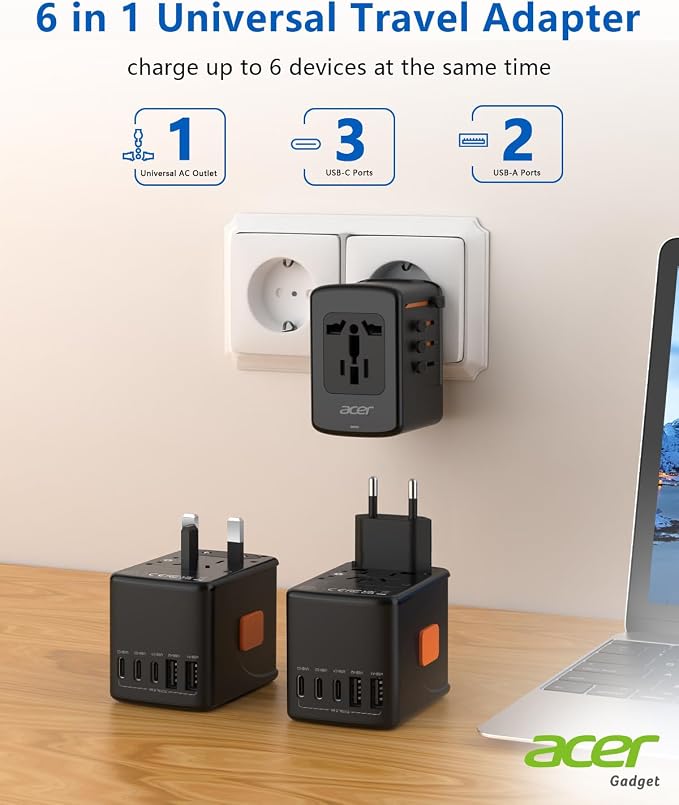 Acer Universal Travel Plug Adapter - Image 3