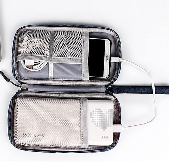 Electronic Organizer Cable Bag, Electronics Accessories Carry Cases Portable - Image 3