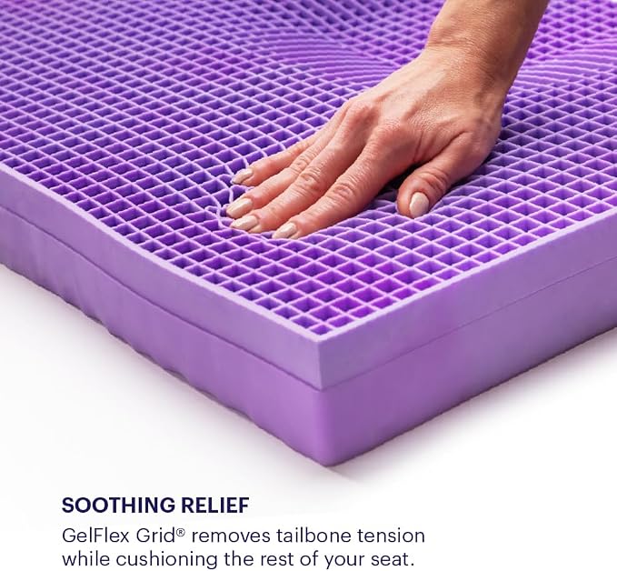 Purple Ultimate Seat Cushion | Pressure Reducing Grid Designed - Image 4