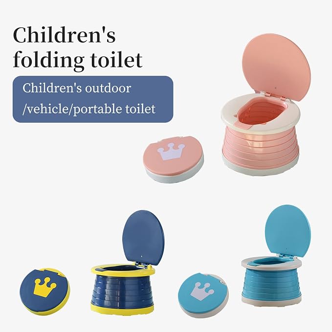 Travel Potty for Toddler, Portable and Foldable Toilet, Apply to Seat Emergency - Image 6