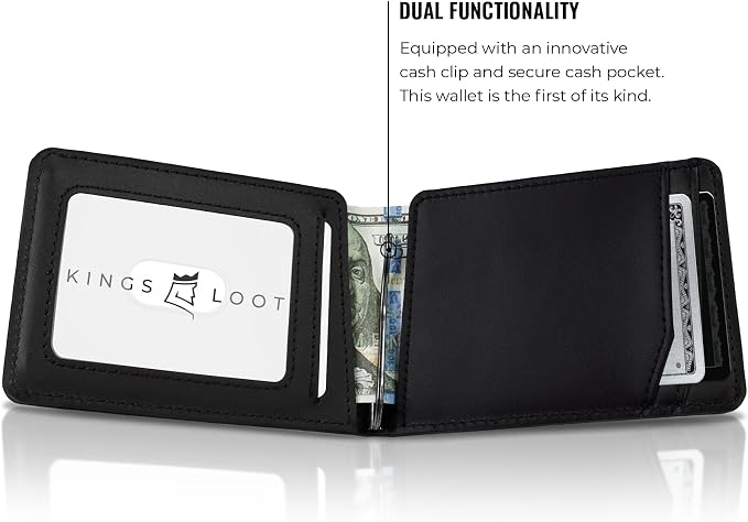 Kings Loot Wallet for Men | Minimalist Slim RFID Blocking Leather Design - Image 4