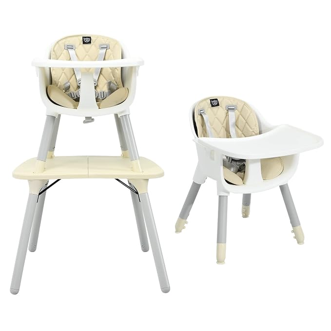 HONEY JOY 5-in-1 High Chair, Convertible Highchair - Image 9