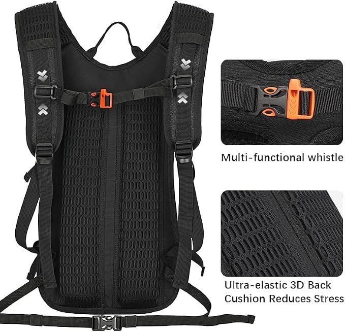 LARIPOP Hydration Backpack, 18L Hiking Backpack - Image 6