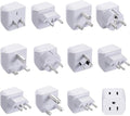 Ceptics World Travel Adapter Set - 2 in 1 USA to Europe by Ceptics