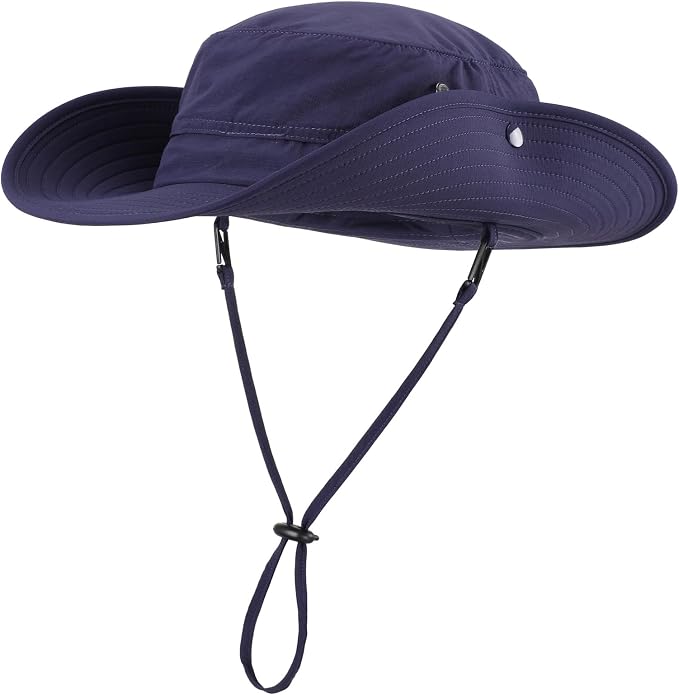 Home Prefer UPF50+ Mens Sun Hat Wide Brim Fishing Hat Sun Protection Beach - Image 2