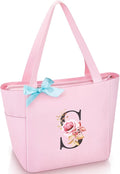 Vavabox Tote Bag, A-Z Initial Monogrammed Waterproof Tote Bag, Bridesmaid Gifts by Vavabox
