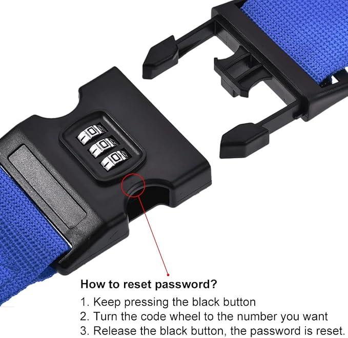 uxcell Luggage Straps Suitcase Belts - Image 2