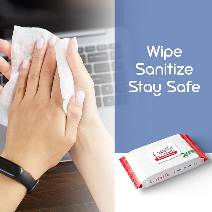 Hand Wipes | 80% Alcohol Hand Sanitizer Wipes - Image 5