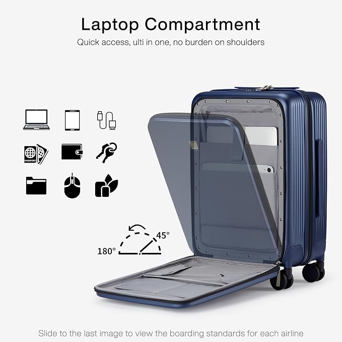 Hanke Grace Carry On Luggage - Image 10