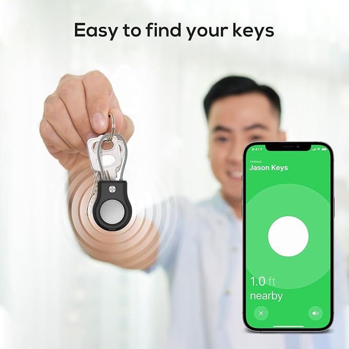 Air tag Holder, Air tag Keychain - Image 2