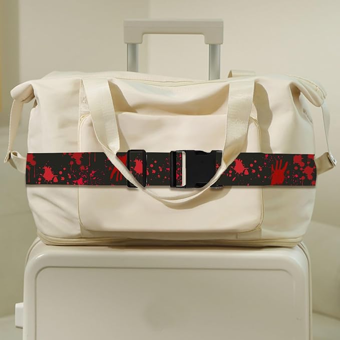 Horror Luggage Straps for Suitcases TSA Approved, Luggage Identifiers for - Image 7