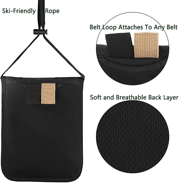 Travel Pouch Neck Wallet Family Passport Holder Organizer Case - Image 6