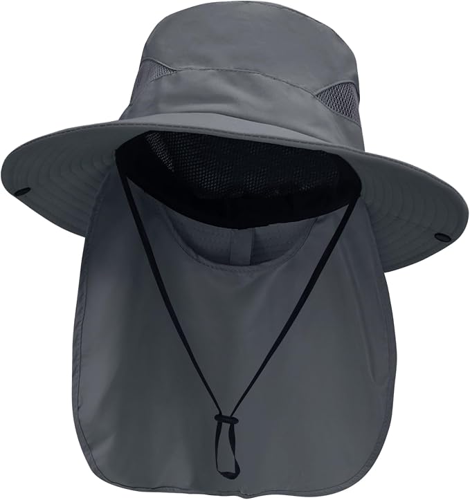 NPJY Sun Fishing Hats with Neck Flap by Unknown