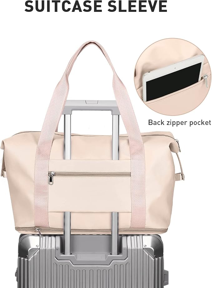 Travel Duffel Bag, Sports Tote Gym Bag, Shoulder Weekender Overnight Bag - Image 5