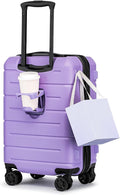 KYME Hardside Expandable Carry On Luggage 22x14x9 Airline Approved by KYME