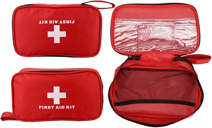 AOUTACC Compact First Aid Empty Pouch, Nylon Lightweight First Aid Bag - Image 3