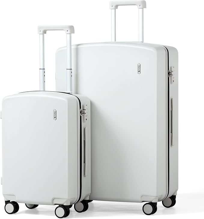 Hanke Hard Shell Luggage Sets 2 Pieces, Carry On and Checked Luggage Sets by Hanke