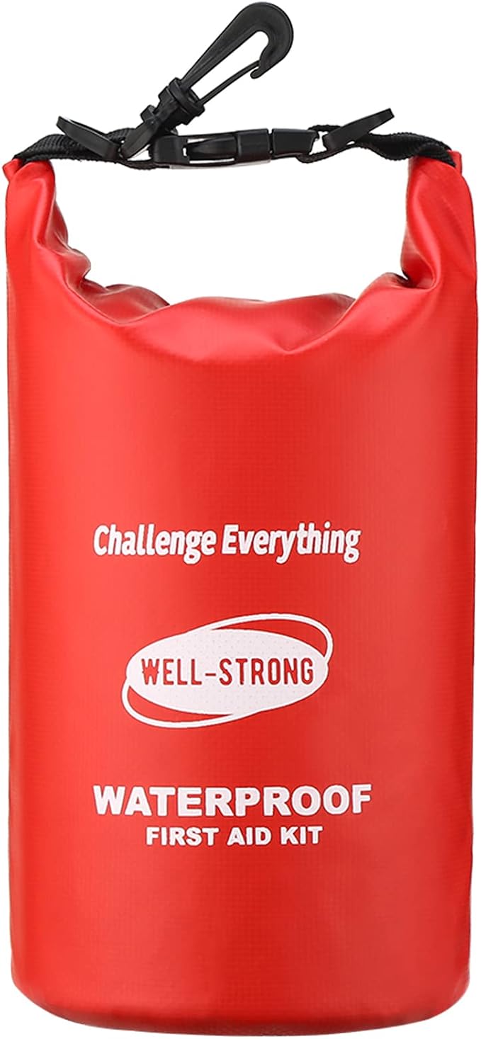 Emergency First Aid Kit for Boating & Marine Safety Waterproof Medical Supplies by WELL-STRONG